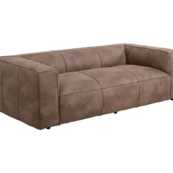 KARE Design Sofa Cubetto 3-Sitzer Taupe 220Cm- Sofas & Couches