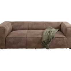 KARE Design Sofa Cubetto 3-Sitzer Taupe 220Cm- Sofas & Couches
