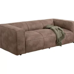 KARE Design Sofa Cubetto 3-Sitzer Taupe 220Cm- Sofas & Couches