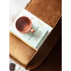 KARE Design Sofa Cubetto 3-Sitzer Velvet Braun- Sofas & Couches