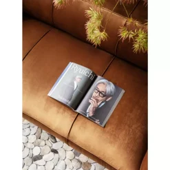 KARE Design Sofa Cubetto 3-Sitzer Velvet Braun- Sofas & Couches