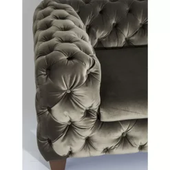 KARE Design Sofa Desire 3-Sitzer Khaki- Sofas & Couches