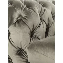 KARE Design Sofa Desire 3-Sitzer Khaki- Sofas & Couches