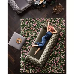 KARE Design Sofa Desire 3-Sitzer Khaki- Sofas & Couches