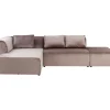 KARE Design Sofa Infinity Velvet Taupe Links- Sofas & Couches
