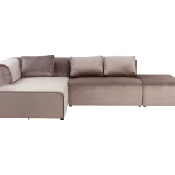 KARE Design Sofa Infinity Velvet Taupe Links- Sofas & Couches