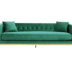 KARE Design Sofa Loft 3-Sitzer Grun- Sofas & Couches
