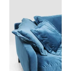 KARE Design Sofa Lullaby 3-Sitzer Petrol- Sofas & Couches