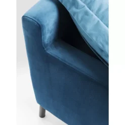 KARE Design Sofa Lullaby 3-Sitzer Petrol- Sofas & Couches