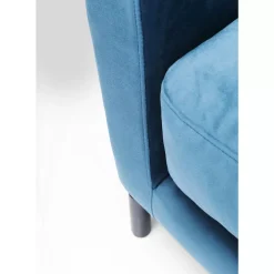 KARE Design Sofa Lullaby 2-Sitzer Petrol- Sofas & Couches