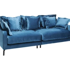 KARE Design Sofa Lullaby 2-Sitzer Petrol- Sofas & Couches