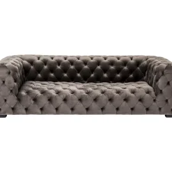 KARE Design Sofa Metropol 3-Sitzer Grau 238Cm- Sofas & Couches