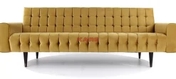 KARE Design Sofa Milchbar 3-Sitzer Velvet Honey- Sofas & Couches