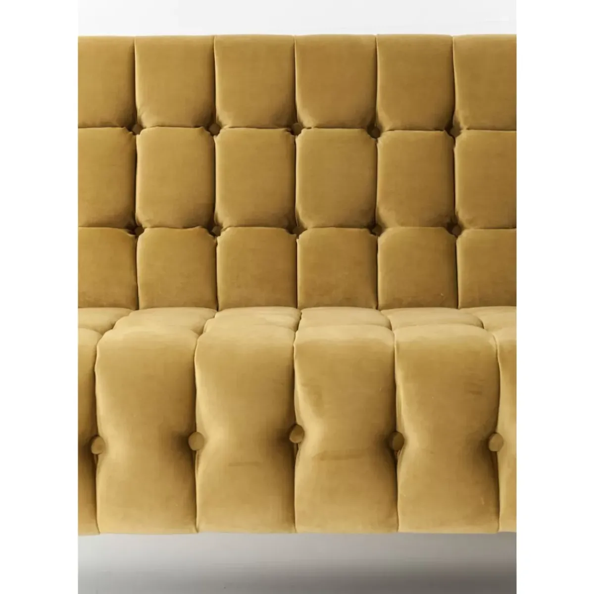 KARE Design Sofa Milchbar 3-Sitzer Velvet Honey- Sofas & Couches