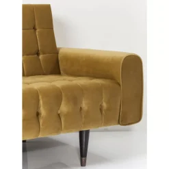 KARE Design Sofa Milchbar 3-Sitzer Velvet Honey- Sofas & Couches