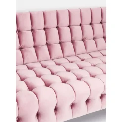 KARE Design Sofa Milchbar 3-Sitzer Velvet Rose- Sofas & Couches