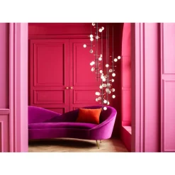 KARE Design Sofa Night Fever 3-Sitzer Lila- Sofas & Couches