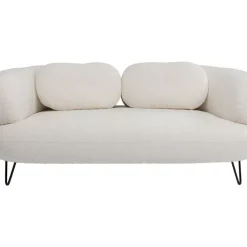 KARE Design Sofa Peppo 2-Sitzer Weis 182Cm- Sofas & Couches