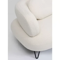 KARE Design Sofa Peppo 2-Sitzer Weis 182Cm- Sofas & Couches