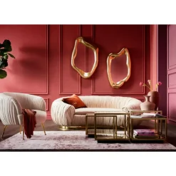 KARE Design Sofa Perugia 2-Sitzer Creme- Sofas & Couches