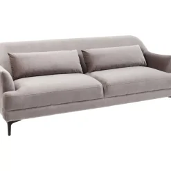 KARE Design Sofa Proud 3-Sitzer Grau- Sofas & Couches