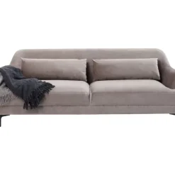 KARE Design Sofa Proud 3-Sitzer Grau- Sofas & Couches
