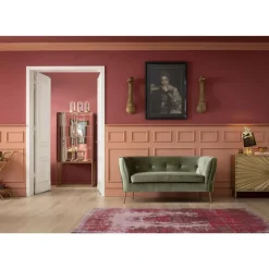 KARE Design Sofa Rimini 2-Sitzer Grun- Sofas & Couches