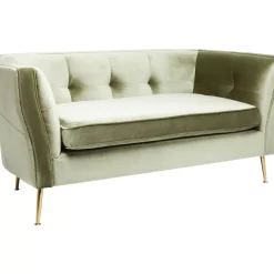 KARE Design Sofa Rimini 2-Sitzer Grun- Sofas & Couches