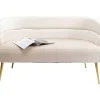 KARE Design Sofa Sandwich 2-Sitzer Creme 125Cm- Sofas & Couches