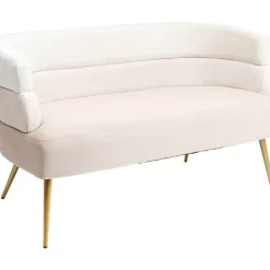KARE Design Sofa Sandwich 2-Sitzer Creme 125Cm- Sofas & Couches