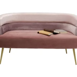 KARE Design Sofa Sandwich 2-Sitzer Rosa- Sofas & Couches