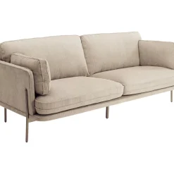 KARE Design Sofa Shirly 3-Sitzer Creme- Sofas & Couches