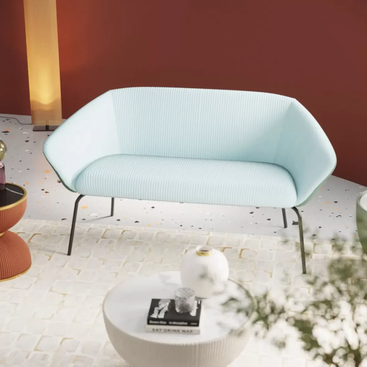 KARE Design Sofa 2-Sitzer Ballabile 163Cm- Sofas & Couches