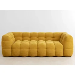 KARE Design Sofa 3-Sitzer Salamanca Gelb 240Cm- Sofas & Couches