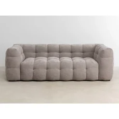 KARE Design Sofa 3-Sitzer Salamanca Grau 240Cm- Sofas & Couches