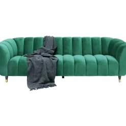 KARE Design Sofa Spectra 3-Sitzer Grun- Sofas & Couches