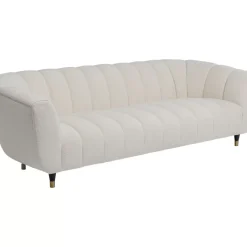 KARE Design Sofa Spectra 3-Sitzer Weis 245Cm- Sofas & Couches