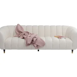 KARE Design Sofa Spectra 3-Sitzer Weis 245Cm- Sofas & Couches