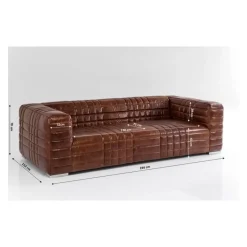 KARE Design Sofa Square Dance 3-Sitzer- Sofas & Couches