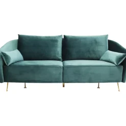 KARE Design Sofa Vegas Forever 3-Sitzer Petrol- Sofas & Couches