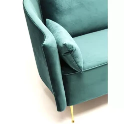 KARE Design Sofa Vegas Forever 3-Sitzer Petrol- Sofas & Couches