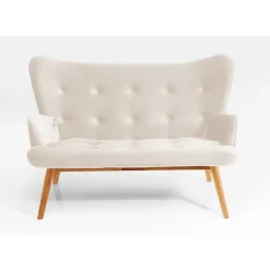 KARE Design Sofa Vicky 2-Sitzer Ecru- Sofas & Couches