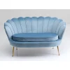 KARE Design Sofa Water Lily 2-Sitzer Aqua 132Cm- Sofas & Couches