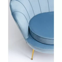 KARE Design Sofa Water Lily 2-Sitzer Aqua 132Cm- Sofas & Couches