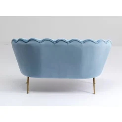 KARE Design Sofa Water Lily 2-Sitzer Aqua 132Cm- Sofas & Couches