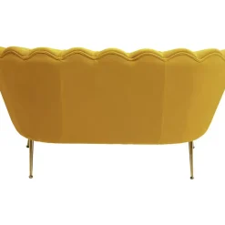 KARE Design Sofa Water Lily 2-Sitzer Gelb 132Cm- Sofas & Couches