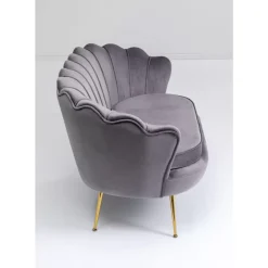 KARE Design Sofa Water Lily 2-Sitzer Grau 132Cm- Sofas & Couches