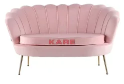KARE Design Sofa Water Lily 2-Sitzer Rosa- Sofas & Couches