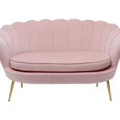 KARE Design Sofa Water Lily 2-Sitzer Rosa- Sofas & Couches