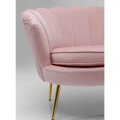 KARE Design Sofa Water Lily 2-Sitzer Rosa- Sofas & Couches